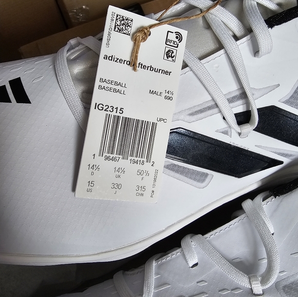Adidas IG2315 ADIZERO AFTERBURNER 9 CLEATSMen's shoes size 15 - Picture 13 of 16